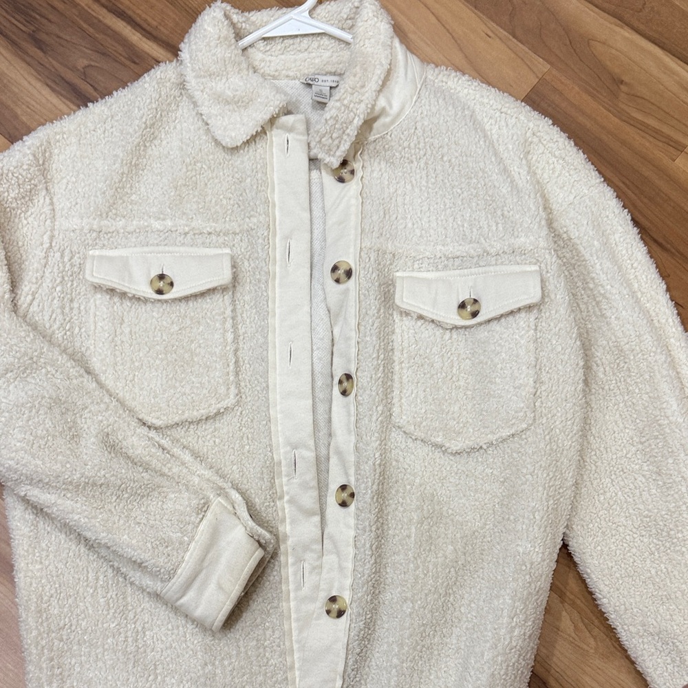 Cato Cream Teddy Jacket